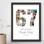 Poster 67e anniversaire Numéro 67 Photo personnalisée Col<br><div class="desc">Célébrez le 67ème anniversaire avec cette affiche personnalisée de collage photo numéro 67. Ce cadeau personnalisable est également parfait pour un anniversaire mariage. C'est une excellente façon de présenter des souvenirs précieux de votre vie de mariage et de marié. L'affiche comporte un collage de photos qui capturent ces moments spéciaux,...</div>