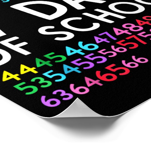 Poster 67th Day Of School Teacher Kids 67 Math Numbers 10 (Coin)