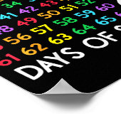 Poster 67th Day Of School Teacher Kids 67 Math Numbers 10 (Coin)