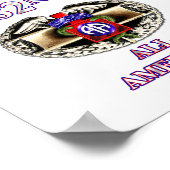 Poster 68W 82e division aéroportée (Coin)