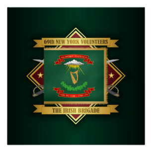 Poster 69e infanterie bénévole à New York