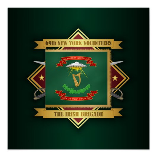 Poster 69e infanterie bénévole à New York (Devant)