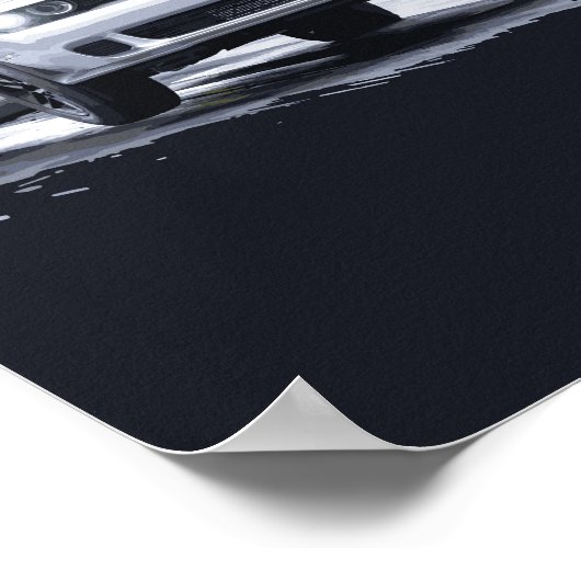 POSTER 6.2L CONTRÔLE DE LANCEMENT HELLCAT DRAG RADIAL RED (Coin)