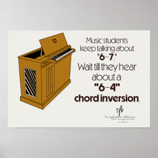 Poster 6-4 Chord Inversion SPECIAL Off-White