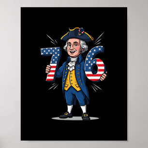 Poster 6-7 7-6 George Washington Six Sept Mèmes Gen Alpha
