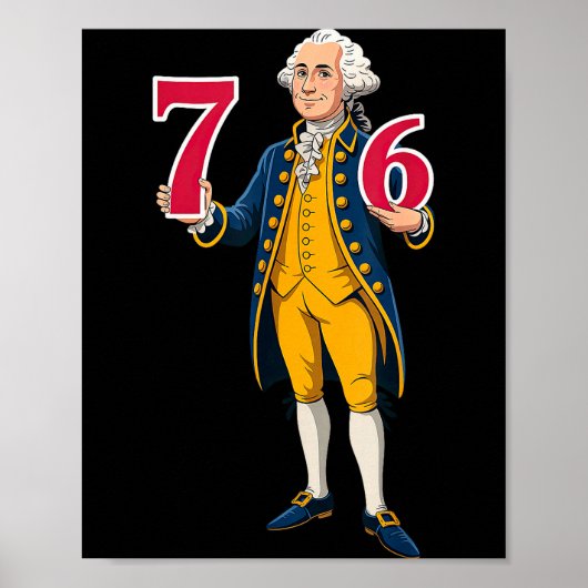 Poster 6 7 7 6 George Washington Six Seven  (Devant)