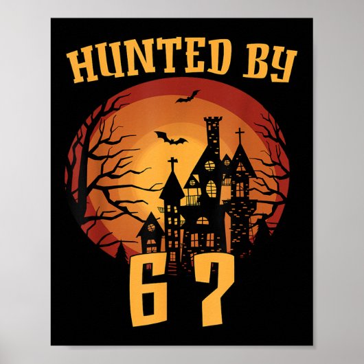 Poster 6 7 Halloween 67 Mème Six Sept Génération Alpha ef (Devant)