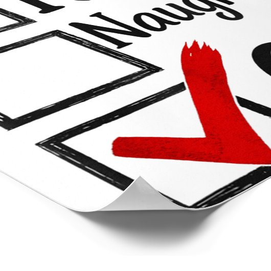 Poster 6-7 Meme Nice Naughty 67 Christmas Funny Brain Rot (Coin)