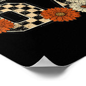 Poster 6 7 Retro Fall Meme Checkerboard Tee Haunted (Coin)