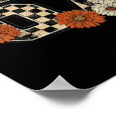 Poster 6 7 Retro Fall Meme Checkerboard Tee Haunted  (Coin)