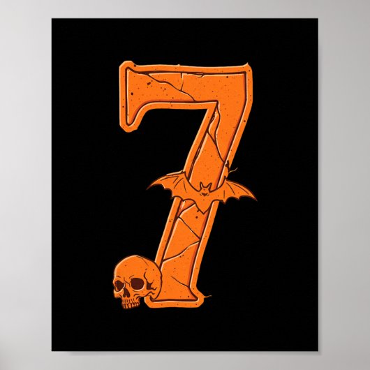 Poster 6 7 Six Sept Couple Mème Correspondant Halloween C (Devant)
