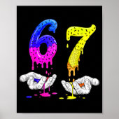 Poster 6 7 Six Seven Meme 67  (Devant)