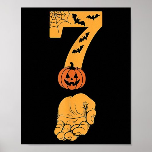 Poster 6 7 Six Seven Mème Avec Main Toile D'araignée Hall (Devant)