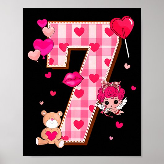 Poster 6 7 Six Seven Meme Slag Gen Alpha Valentine Matchi (Devant)