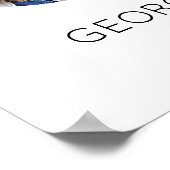 Poster 6 Ans Ensemble Collage Photo Anniversaire de Maria (Coin)