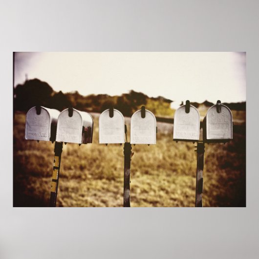 Poster 6 dans une rangée { Vous avez une série de courrie (Devant)