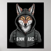 Poster 6 mm Arc Coyote Tir Sport Chasse (Devant)