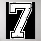 Poster 6 Number 67 Six Seven Meme  (Devant)