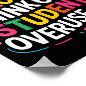 Poster 6 Out Of 7 Teachers Think 67% Of Students Overuse (Coin)