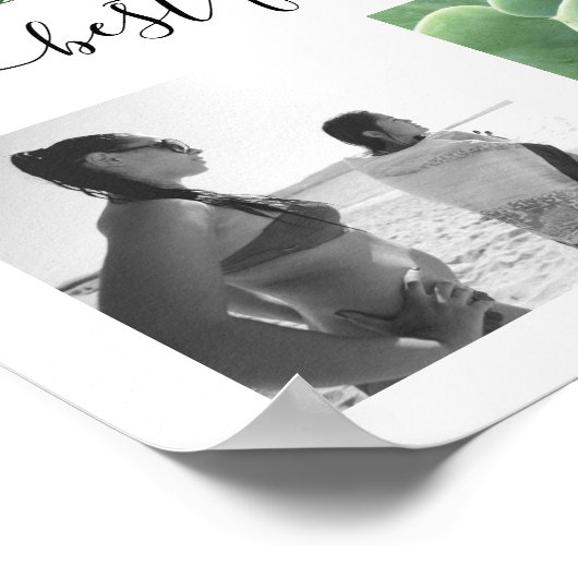 Poster 6 photo collage Meilleurs amis pour toujours poste (Coin)