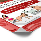 Poster 6 Raisons Bacon est mieux que Vrai Amour (Coin)