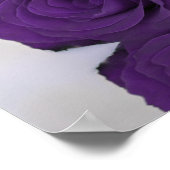 Poster 6 Table Élégant Rose Royal Violet Plan de Table (Coin)