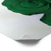Poster 6 Table Élégant Rose Vert Émeraude Plan de Table (Coin)