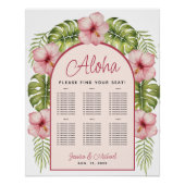 Poster 6 Tableau Arc Tropical Hawaii Mariage Tableau de s (Devant)