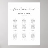 Poster 6 Tableaux Simple Nos favoris Tableaux de sièges (Devant)