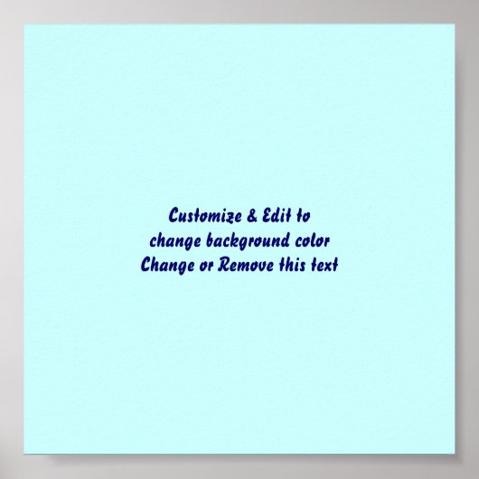 Poster 6" X 6" Vierge ajoutez votre image et votre (Devant)