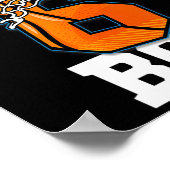 Poster 6e anniversaire Basketball Boy 6 ans Basketball (Coin)