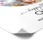 Poster 6th Birthday Number 6 Photo Collage Custom Picture (Coin)