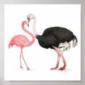 Poster 6x6 Inséparables (Devant)