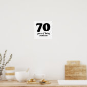 Poster 70 ans d'être génial (Cuisine)