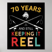 Poster 70 Ans Et Toujours Le Garder Reel 70e Anniversaire (Devant)