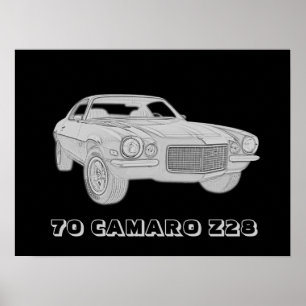 Poster 70 Camaro Z28
