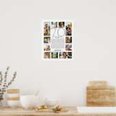 Poster 70 choses que nous aimons sur vous photo collage (Cuisine)