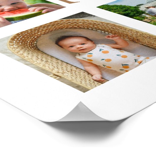 Poster 70 raisons pour lesquelles nous vous aimons collag (Coin)