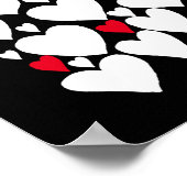 Poster 70 raisons pour lesquels on t'aime Black Red (Coin)