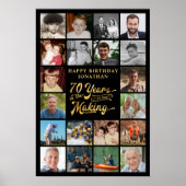 Poster 70e anniversaire 20 Photo 70 ans à venir (Devant)