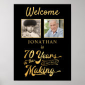 Poster 70e anniversaire année de bienvenue dans la fabric (Devant)