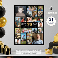 70e anniversaire Black Gold 21 Photo Cheers to Yea