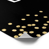 Poster 70e anniversaire Black Gold Photo Party (Coin)