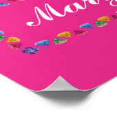 Poster 70e anniversaire plus fabuleux gemmes colorées ros (Coin)