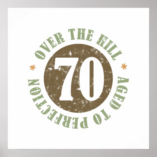 Poster 70e anniversaire sur la colline (Devant)