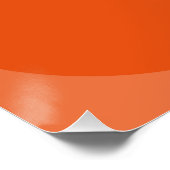Poster 70s Checks and Circles Flame Orange (Coin)