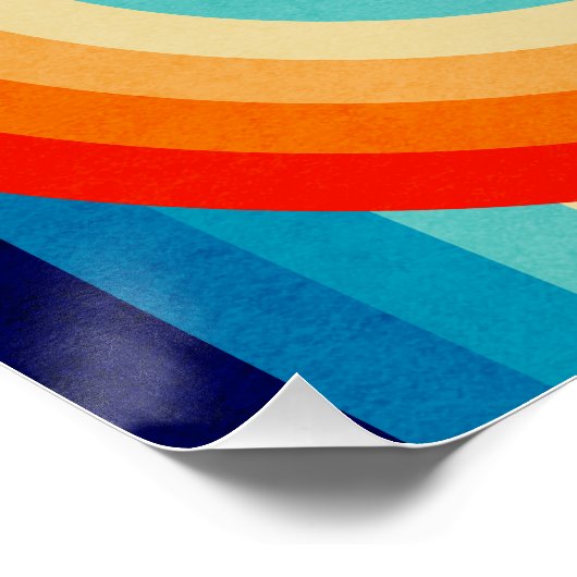 Poster 70s Double Wave (Coin)