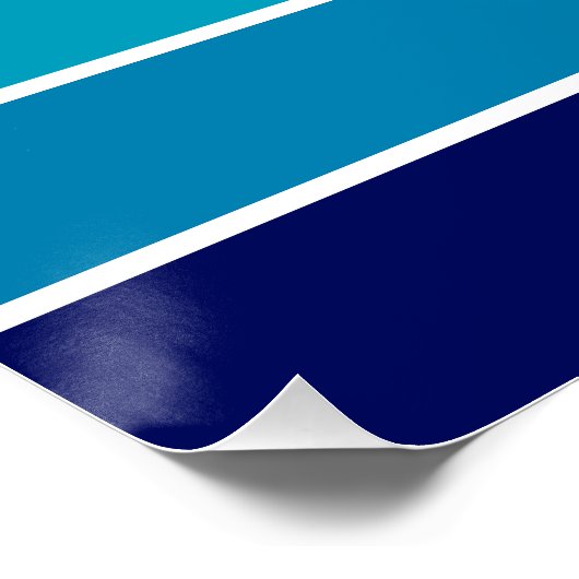 Poster 70s Rainbow Stripes (Coin)