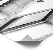 Poster 722013 Photographie De Structure Noire Et Blanche (Coin)