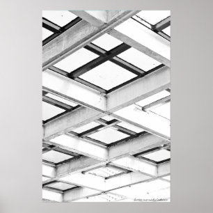 Poster 722013 Photographie De Structure Noire Et Blanche